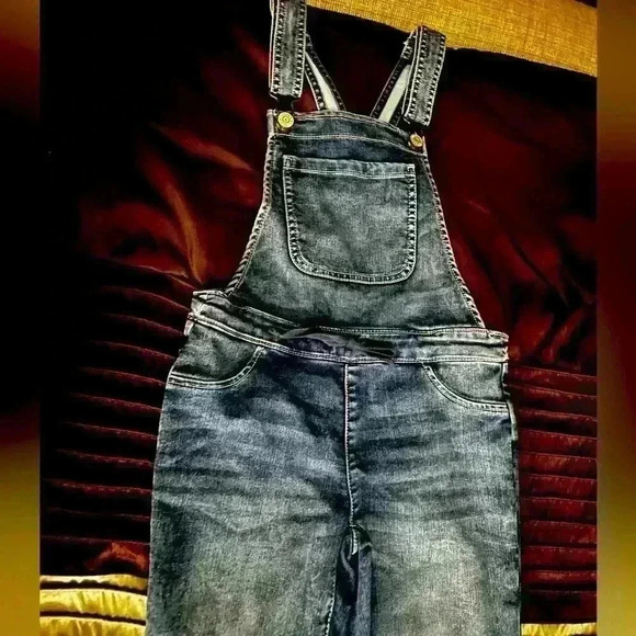 Juniors Justice denim overalls - size 12 - Picture 1 of 6